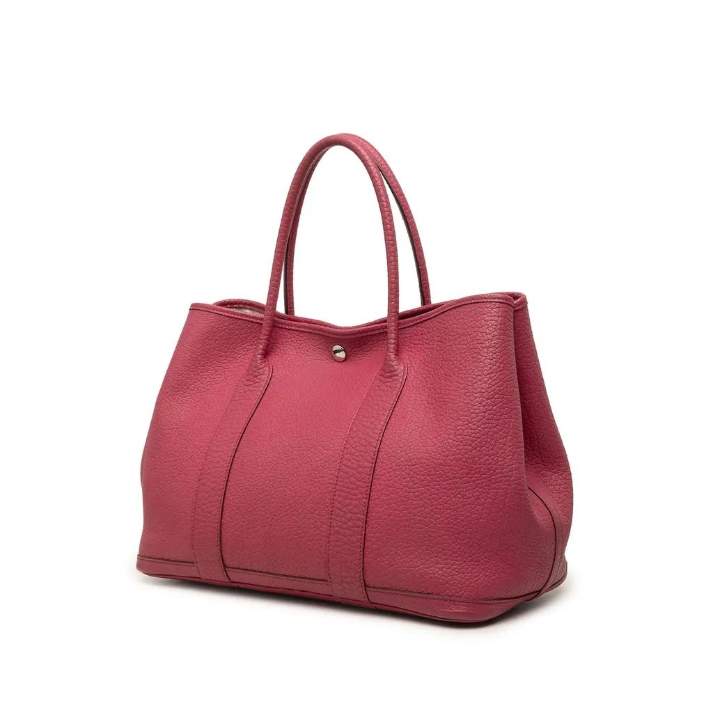 Hermès Negonda Garden Party 36 Pink Leather Good - Back View