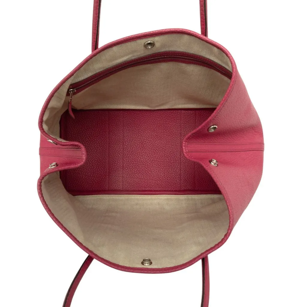 Hermès Negonda Garden Party 36 Pink Leather Good - Model View