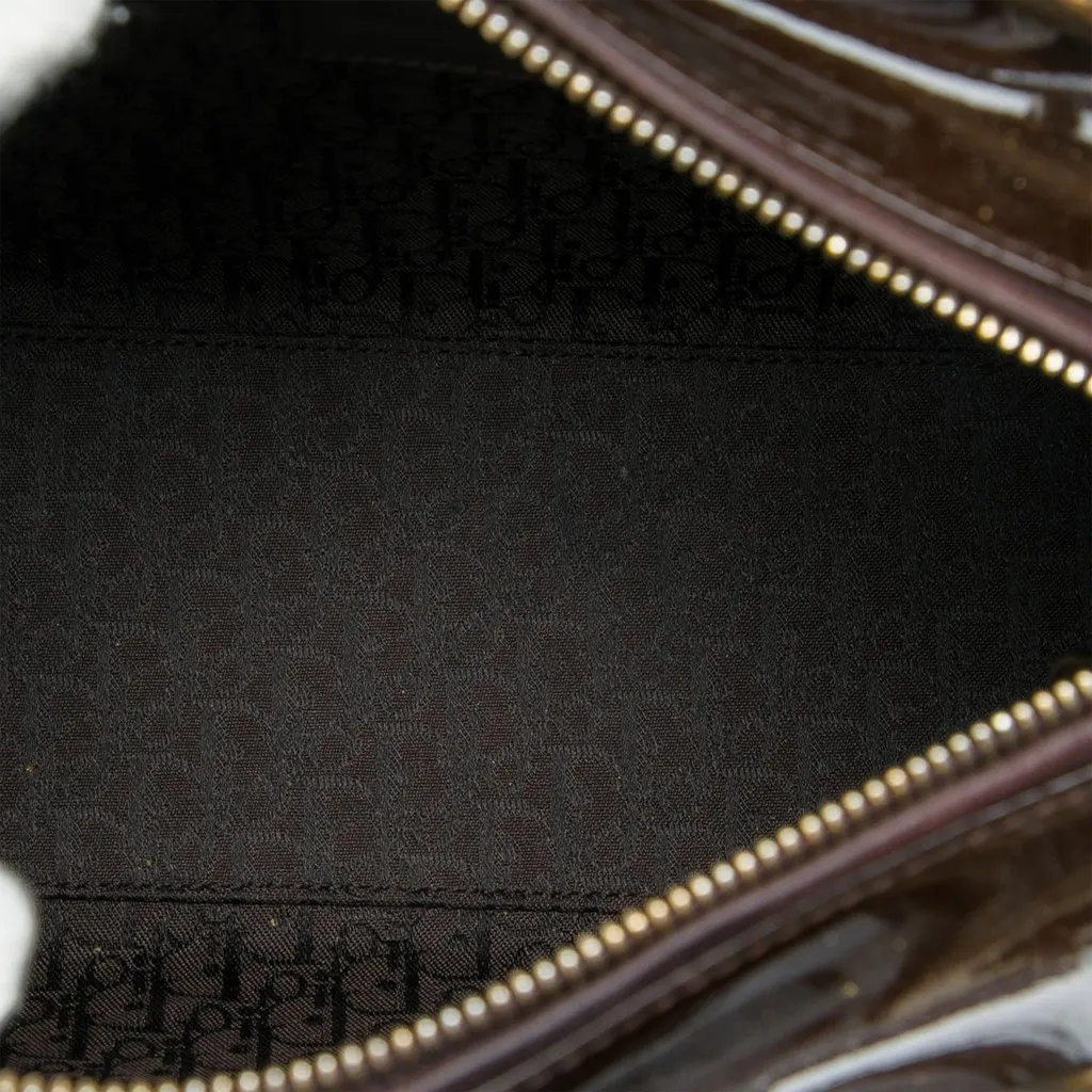 Dior Medium Patent Cannage Lady Dior Purple Leather Very good - Model View