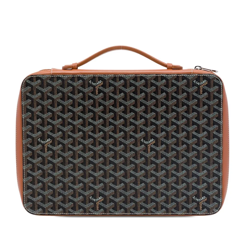 Goyard Goyardine Universal Companion Portfolio Black Very good - Front View