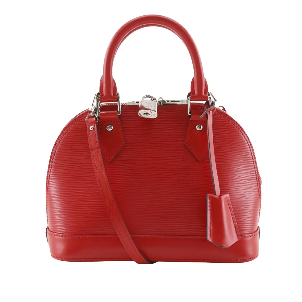 Louis Vuitton Epi Alma BB Red Leather Very good - Front View