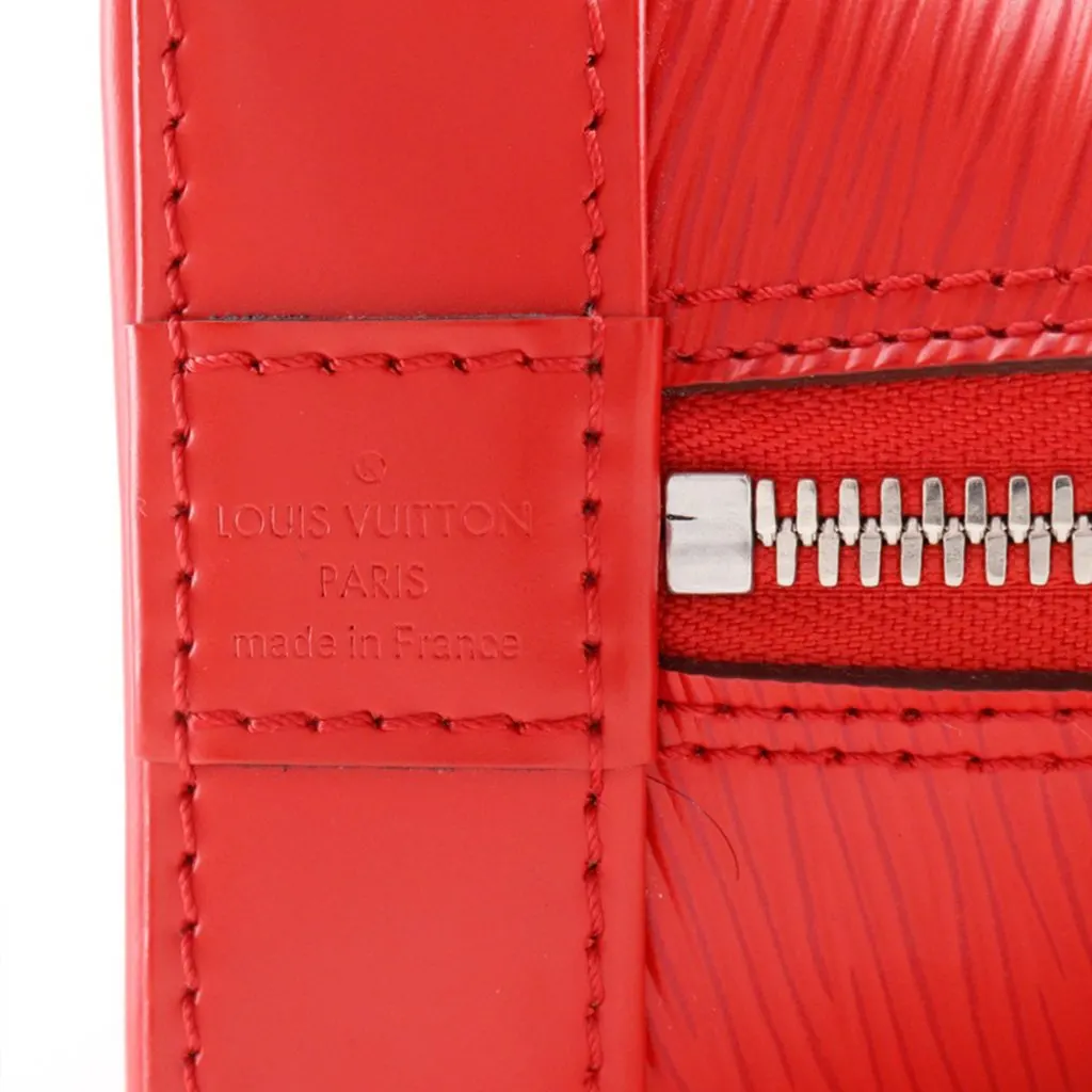 Louis Vuitton Epi Alma BB Red Leather Very good - Box View