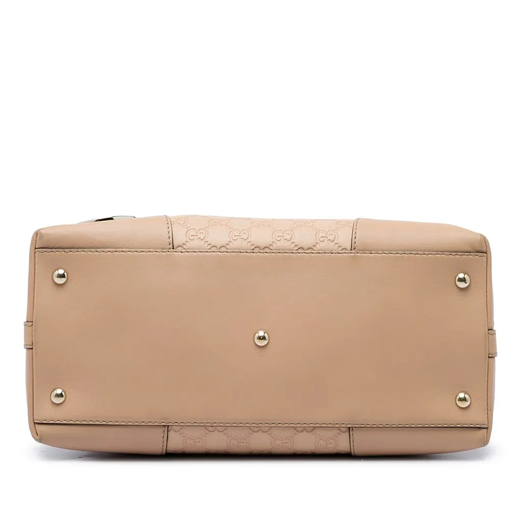 Gucci Guccissima Lovely Shoulder Bag Beige Leather Very good - Inside View