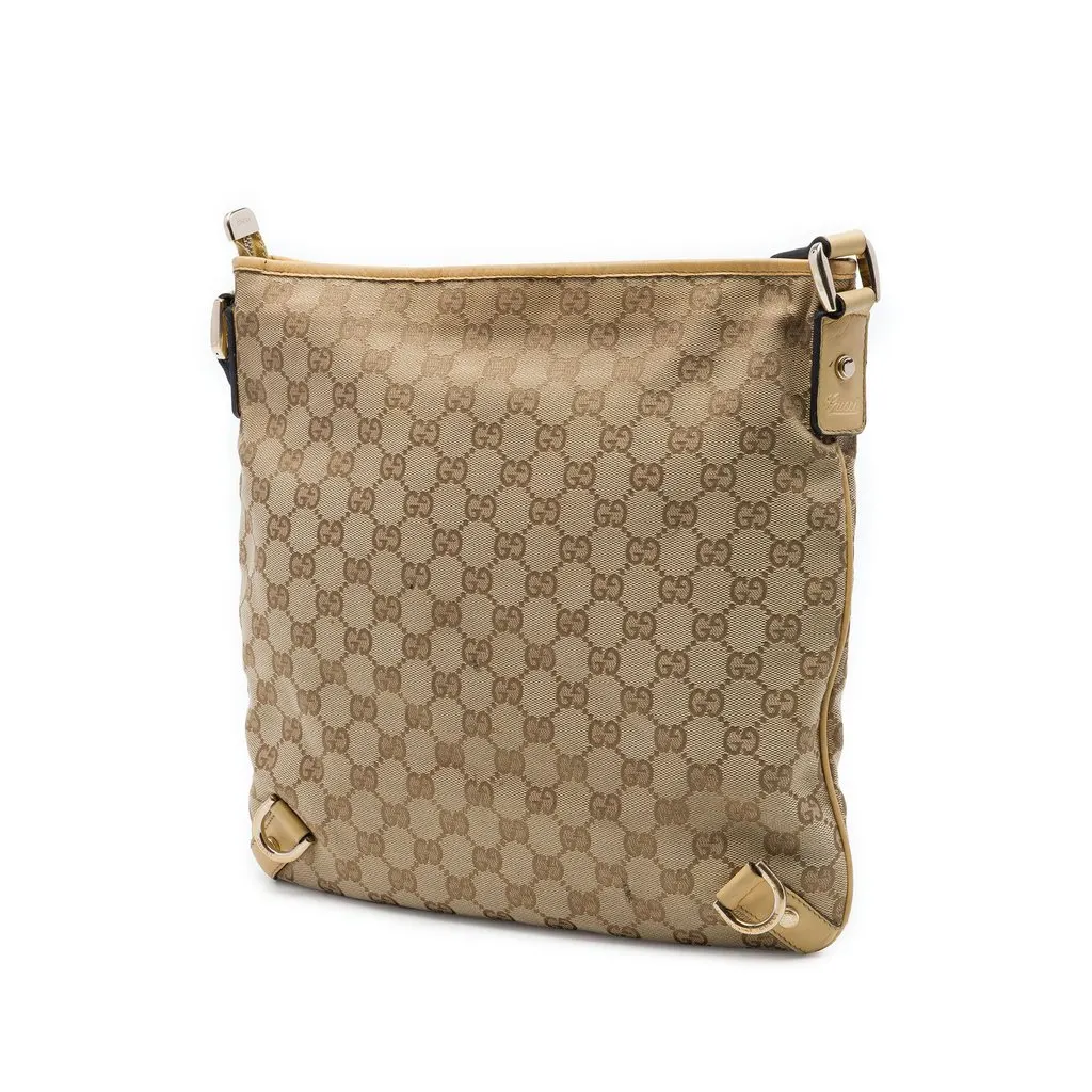 Gucci GG Canvas Abbey D Ring Crossbody Beige Very good - Back View