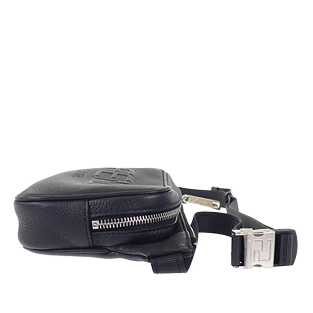 Fendi Grained Calfskin Roma Belt Bag Black Leather Very good - Box View