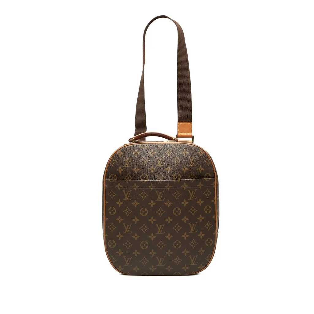 Louis Vuitton Monogram Sac a Dos Packall Brown Very good - Front View