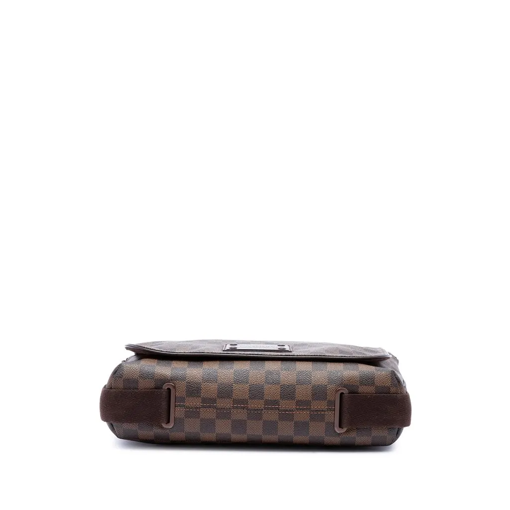 Louis Vuitton Damier Ebene Brooklyn MM Brown Canvas Very good - Inside View