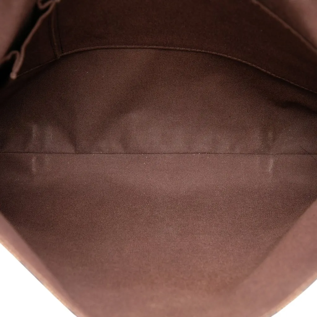 Louis Vuitton Damier Ebene Brooklyn MM Brown Canvas Very good - Model View