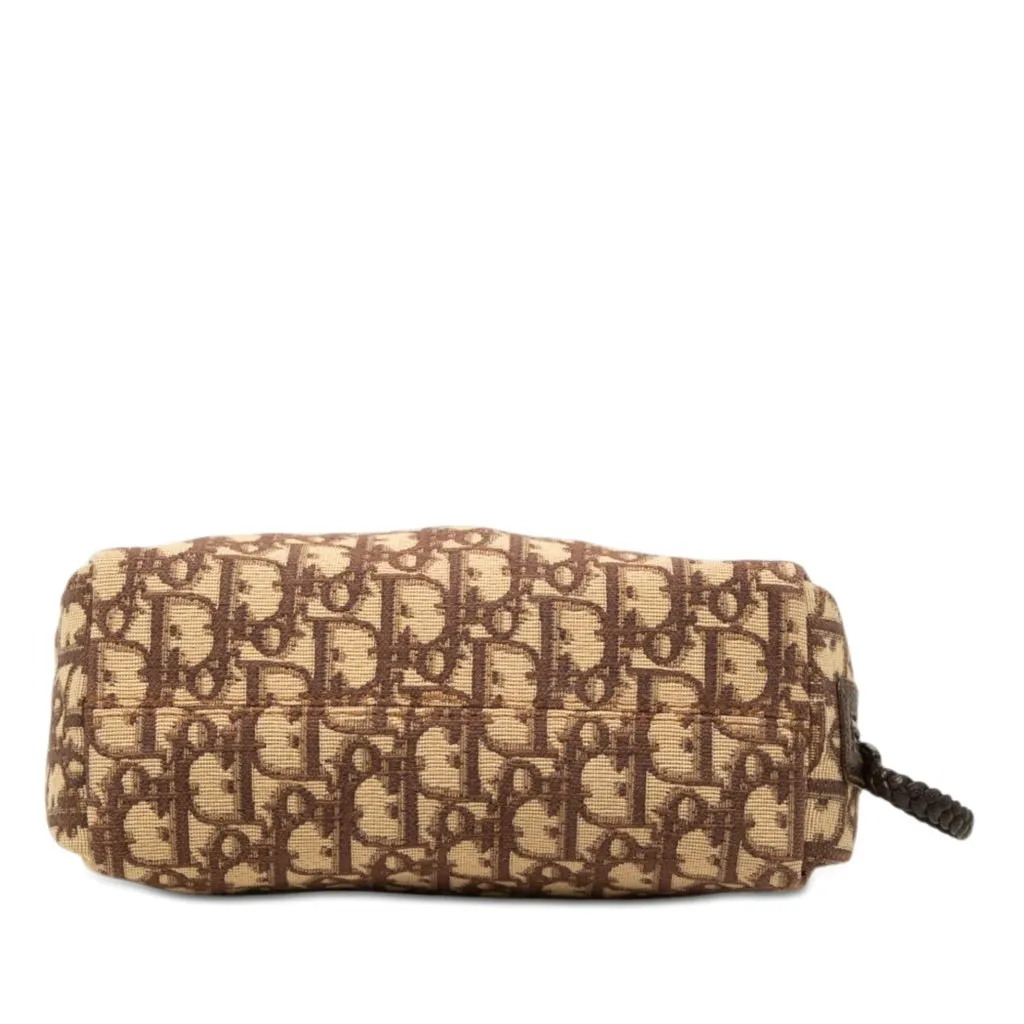 Dior Oblique Canvas Flight Shoulder Bag Brown Very good - Inside View