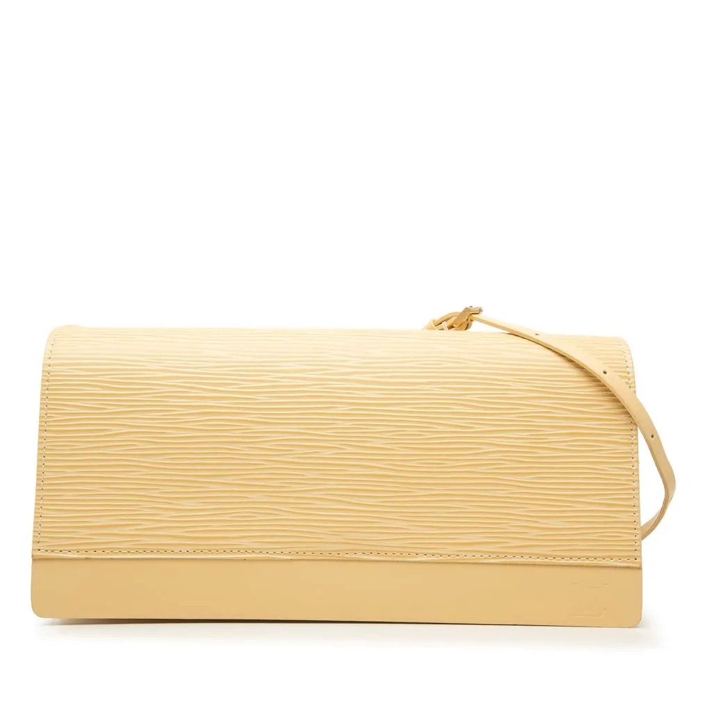 Louis Vuitton Epi Honfleur Yellow Leather Very good - Front View