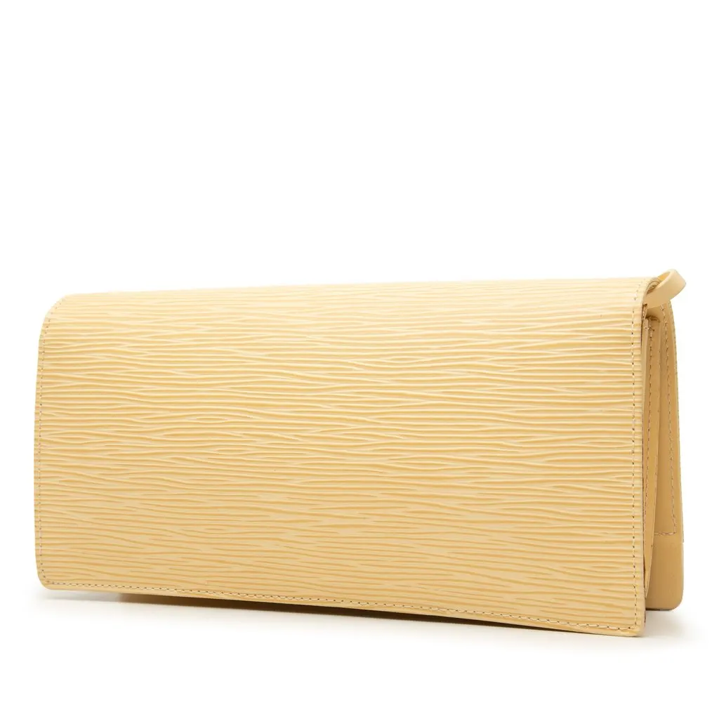Louis Vuitton Epi Honfleur Yellow Leather Very good - Back View