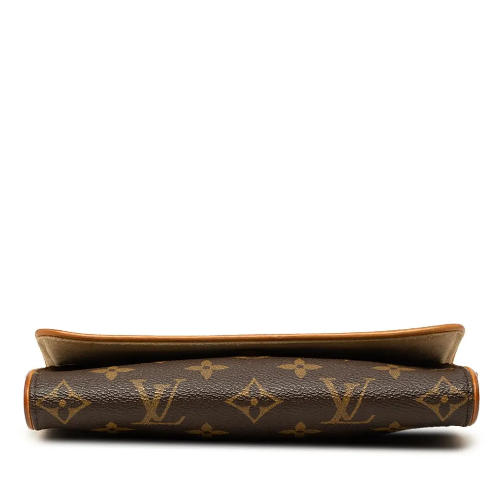 Louis Vuitton Monogram Pochette Twin PM Brown Canvas Very good - Inside View