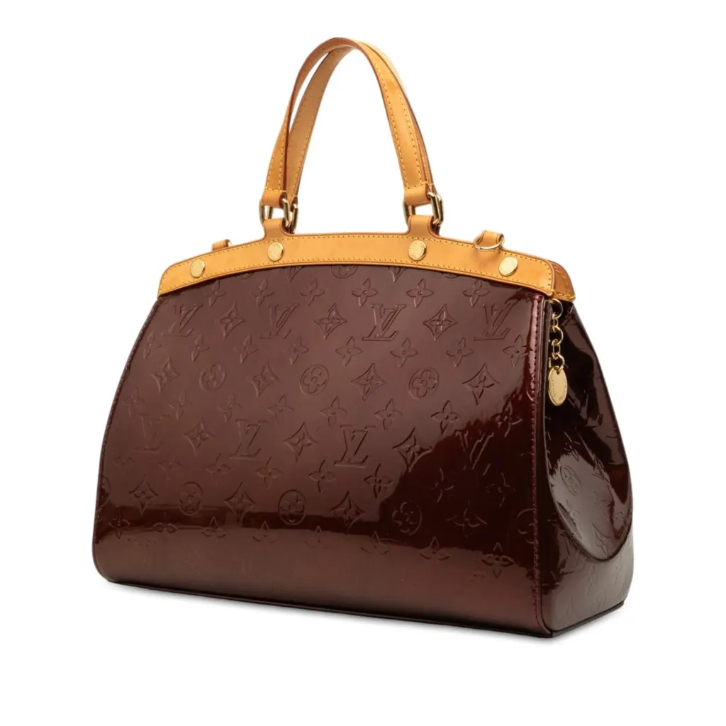Louis Vuitton Monogram Vernis Brea MM Red Leather Very good - Back View