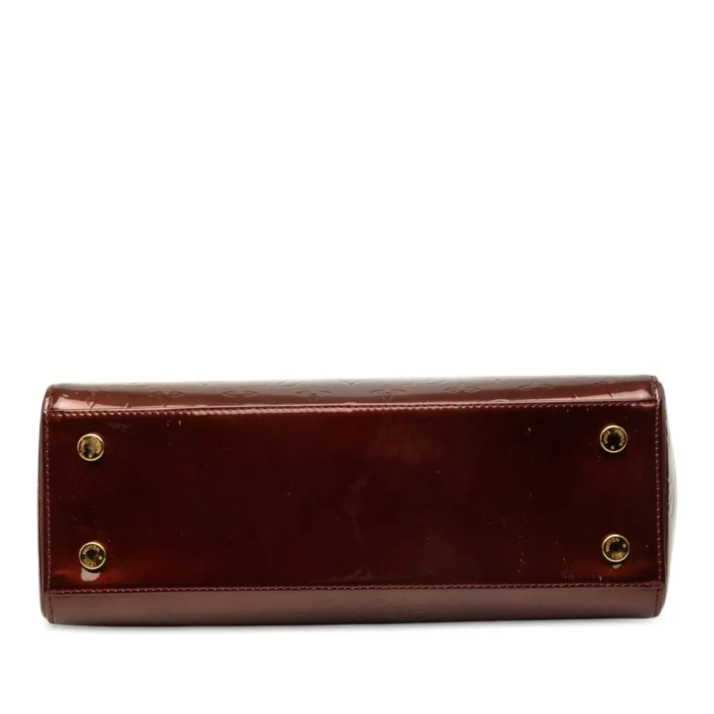 Louis Vuitton Monogram Vernis Brea MM Red Leather Very good - Inside View