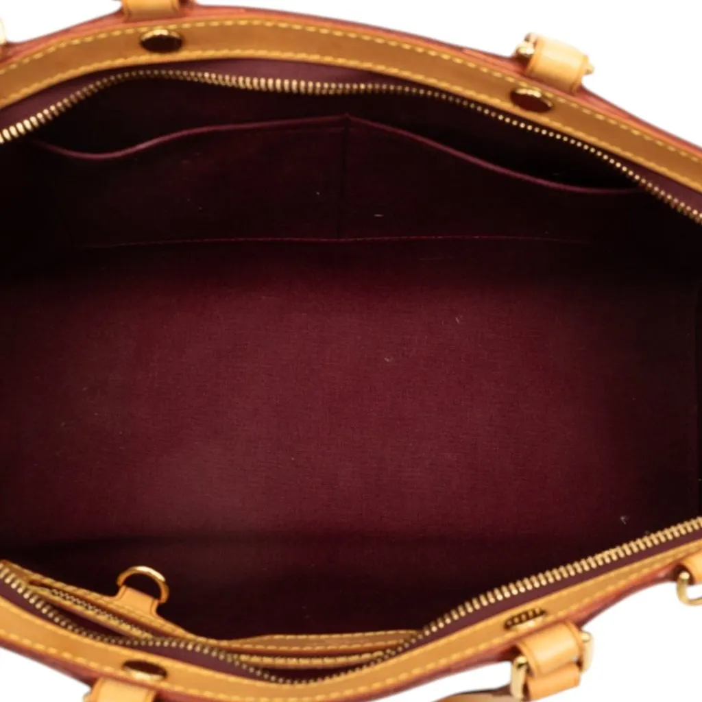 Louis Vuitton Monogram Vernis Brea MM Red Leather Very good - Model View