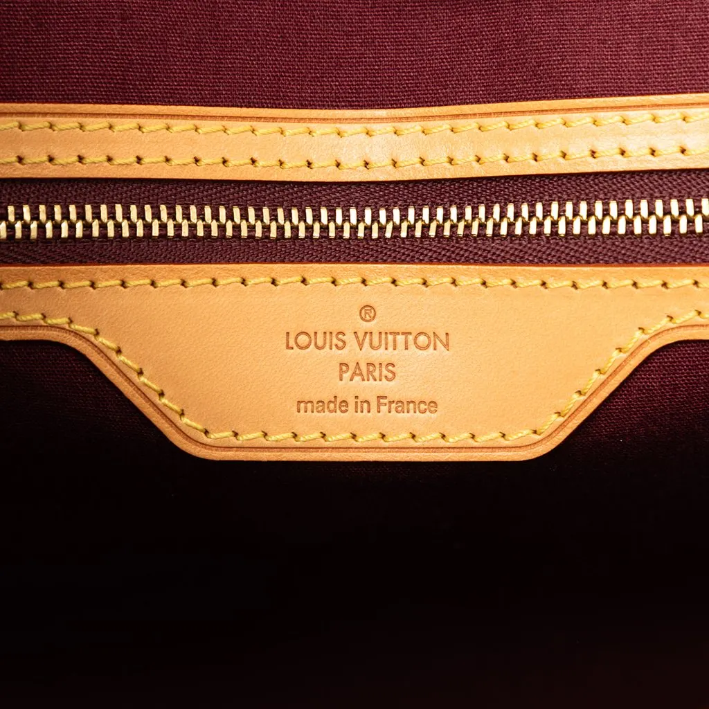 Louis Vuitton Monogram Vernis Brea MM Red Leather Very good - Box View