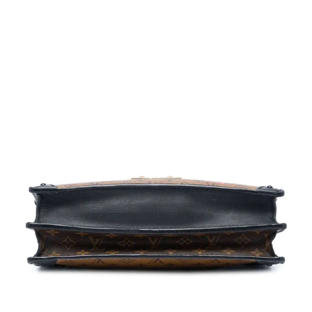 Louis Vuitton Monogram Reverse Trunk Clutch Brown Very good - Inside View