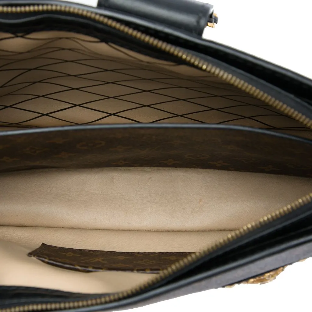 Louis Vuitton Monogram Reverse Trunk Clutch Brown Very good - Model View