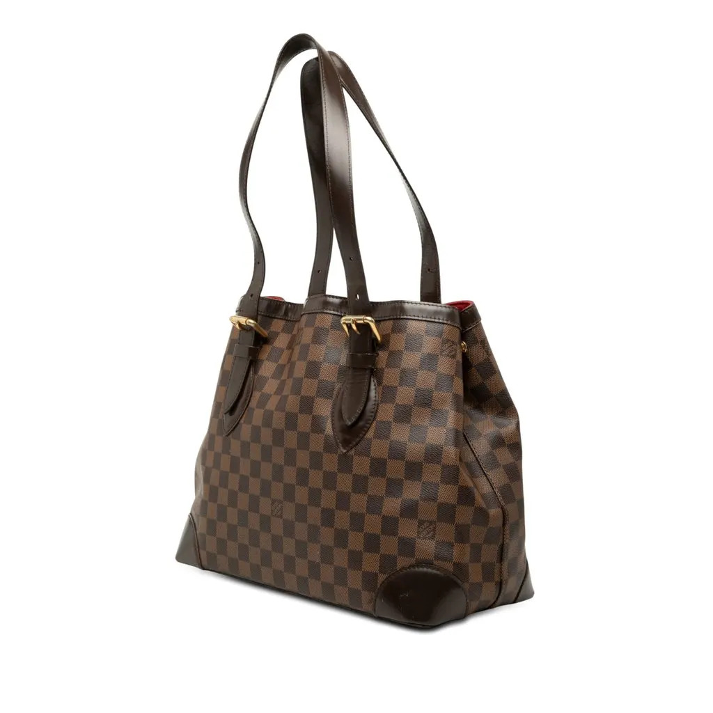 Louis Vuitton Damier Ebene Hampstead MM Brown Very good - Back View