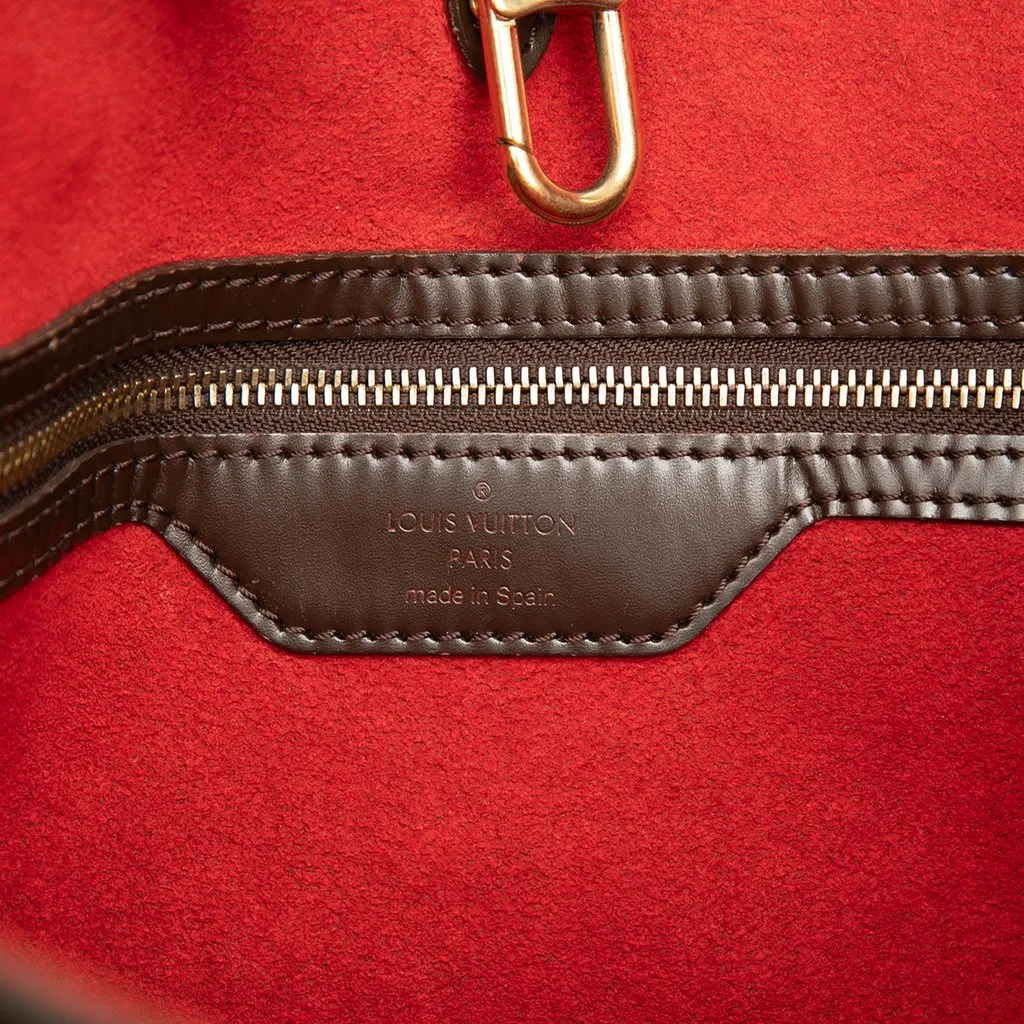 Louis Vuitton Damier Ebene Hampstead MM Brown Very good - Box View