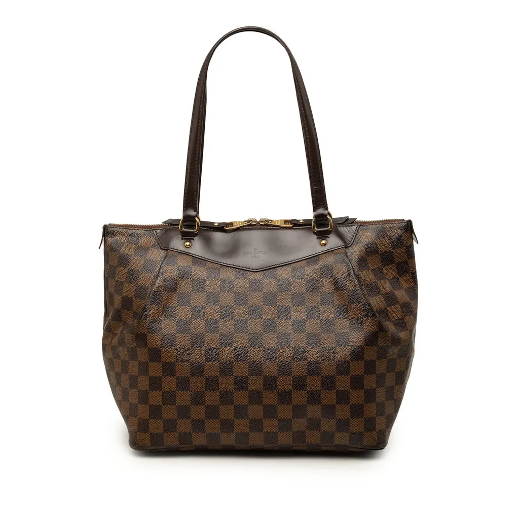 Louis Vuitton Damier Ebene Westminster GM Brown Canvas Good - Front View
