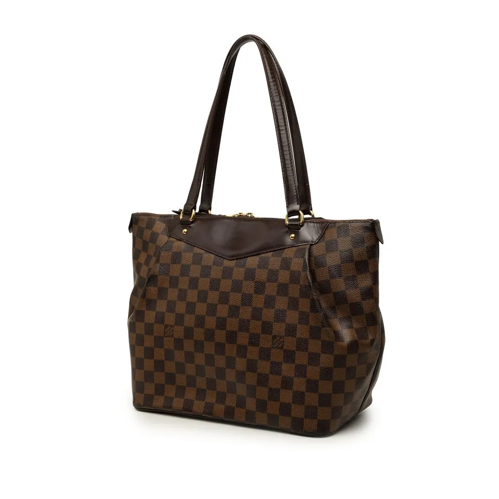 Louis Vuitton Damier Ebene Westminster GM Brown Canvas Good - Back View