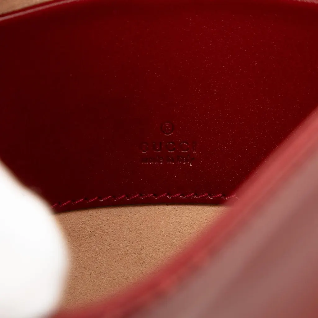 Gucci Mini Calfskin Jackie 1961 Crossbody Red Leather Very good - Box View