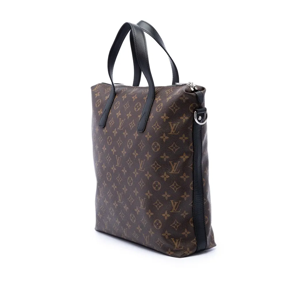 Louis Vuitton Monogram Macassar Kitan Brown Very good - Back View