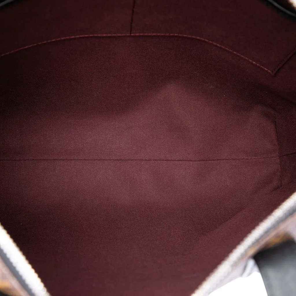 Louis Vuitton Monogram Macassar Kitan Brown Very good - Model View