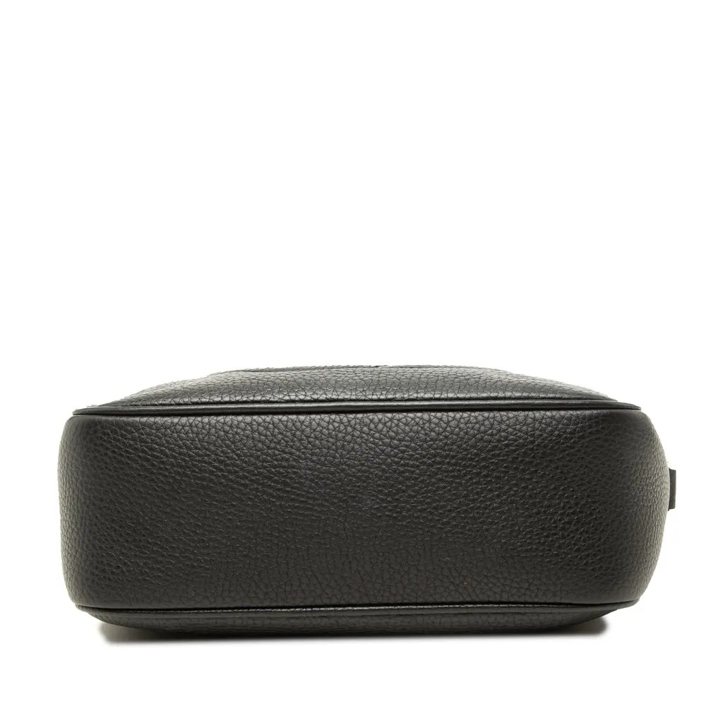 Gucci Calfskin Soho Disco Crossbody Black Leather Good - Inside View