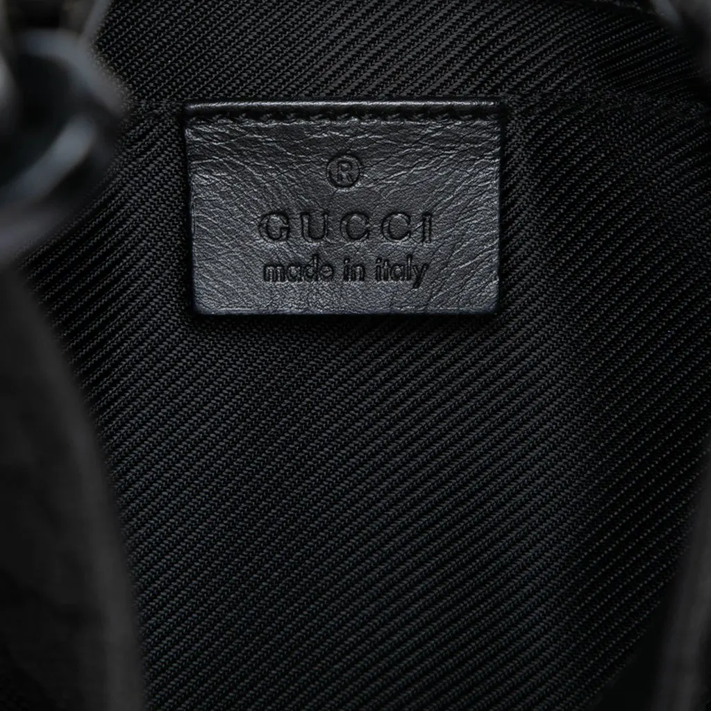 Gucci GG Canvas Chain Hobo Black Canvas Very good - Box View