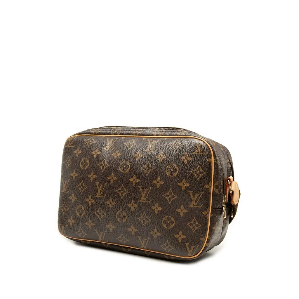 Louis Vuitton Monogram Reporter PM Brown Very good - Back View