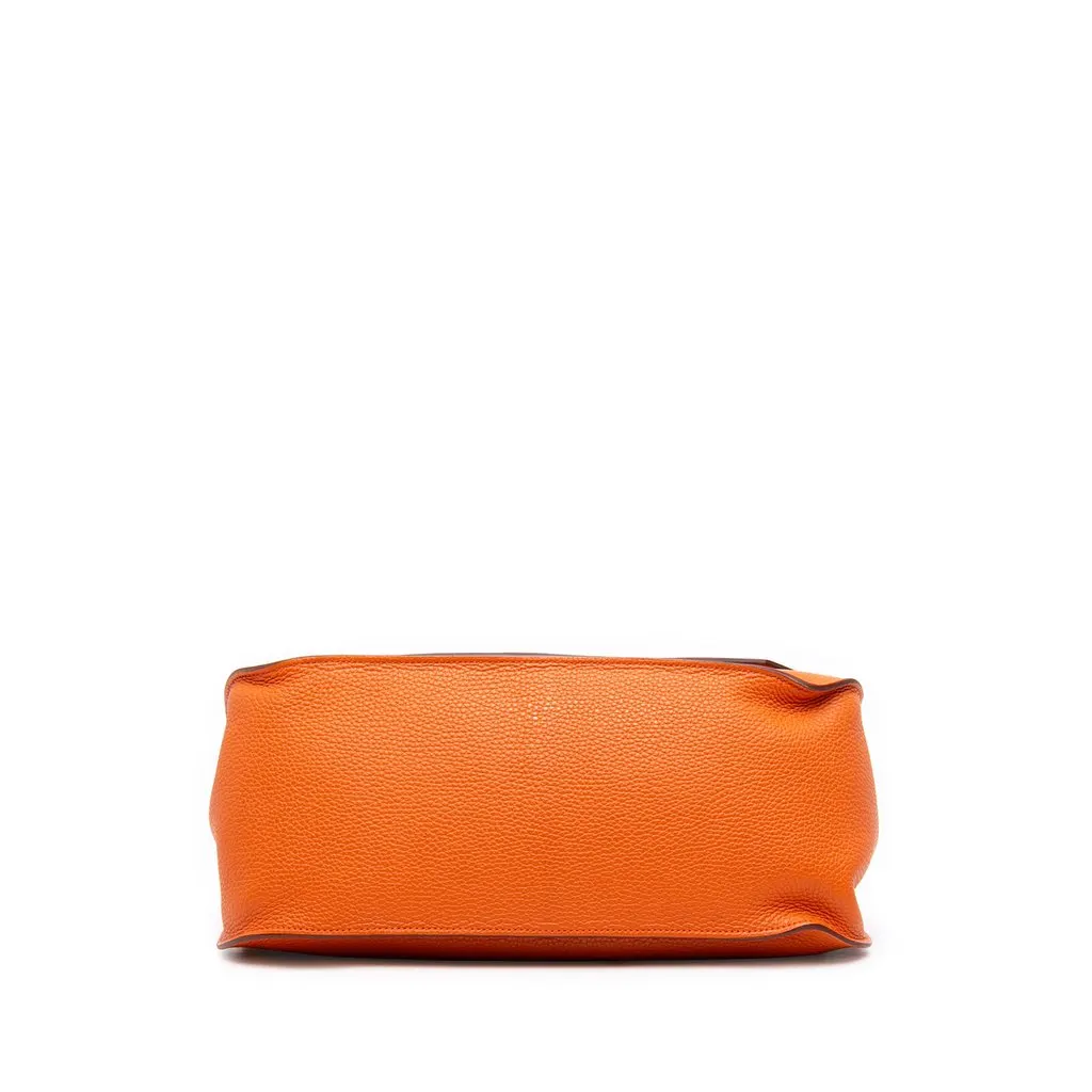 Hermès Clemence Jypsiere 34 Orange Leather Very good - Inside View