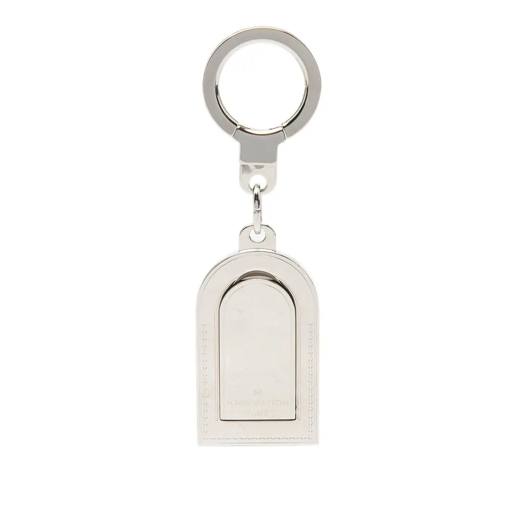 Louis Vuitton Brass Porte Cles Porte Adresse Luggage Tag Key Holder and Bag Charm