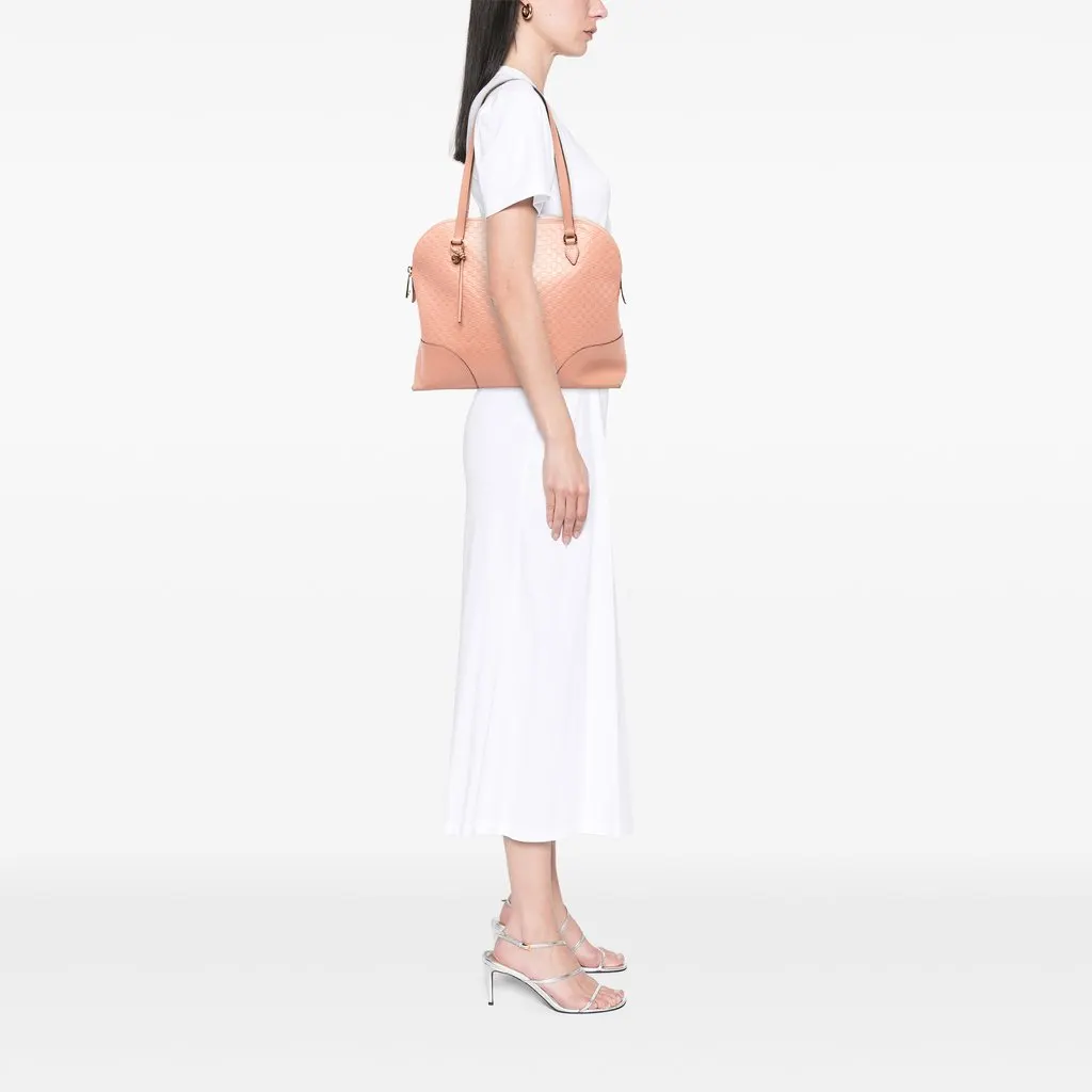 Gucci Microguccissima Bree Dome Tote Pink Leather Very good - Box View