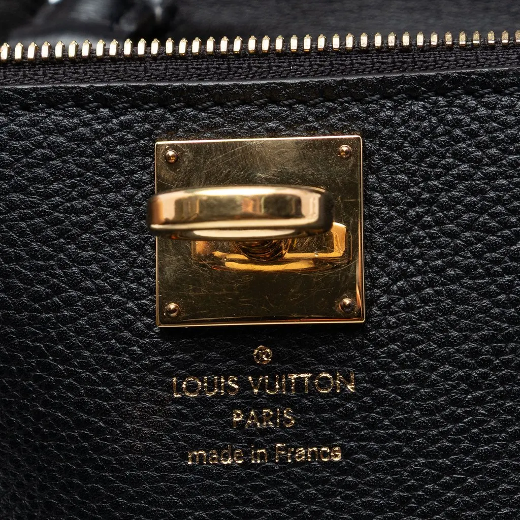 Louis Vuitton Taurillon City Steamer Pochette Black Leather Very good - Box View