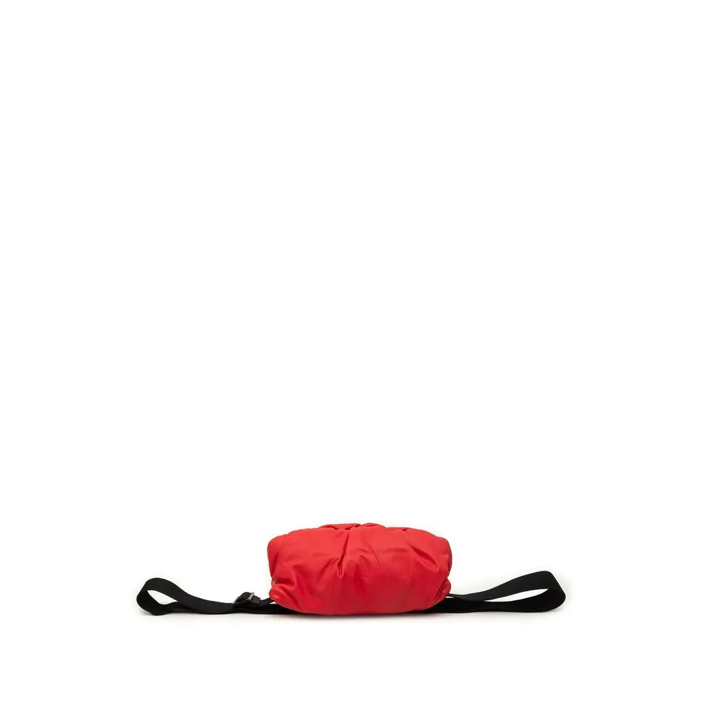 Bottega Veneta Calfskin The Body Pouch Belt Bag Red Leather Very good - Inside View