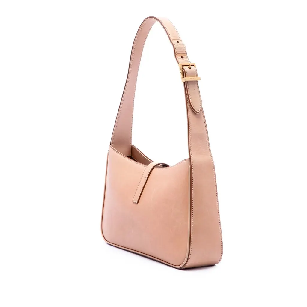 Saint Laurent Smooth Calfskin Le 5 a 7 Brown Leather Very good - Back View