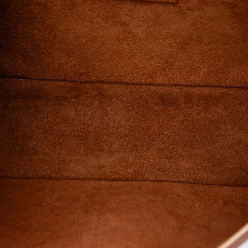 Saint Laurent Smooth Calfskin Le 5 a 7 Brown Leather Very good - Model View