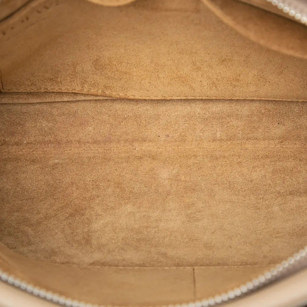 LOEWE Small Grained Calfskin Missy Satchel Beige Leather Very good - Model View