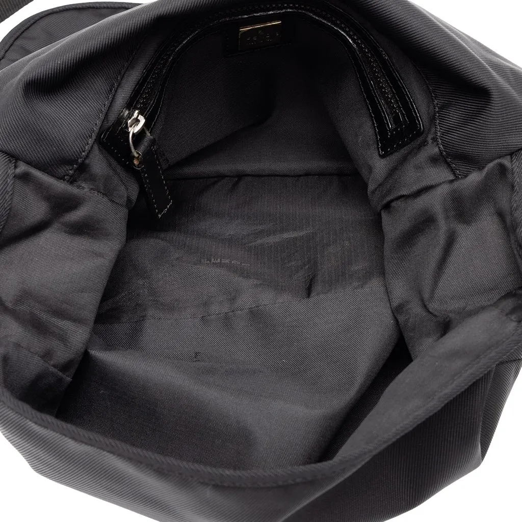Fendi Cotton Crossbody Black Cotton Good - Model View
