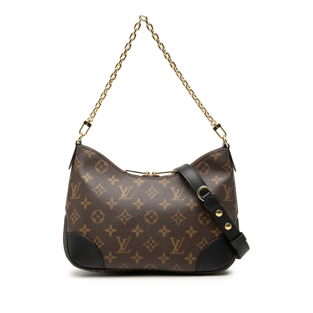 Louis Vuitton Monogram Boulogne PM Brown Canvas Very good - Front View