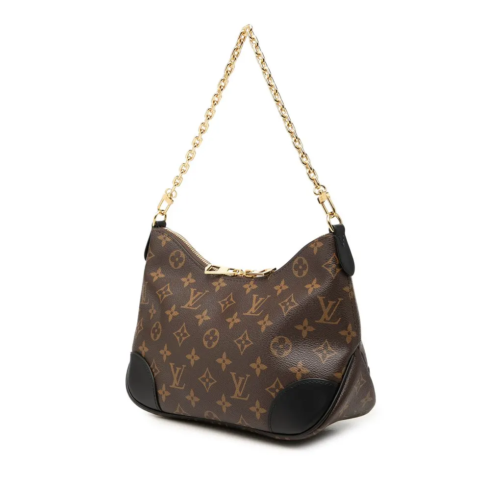 Louis Vuitton Monogram Boulogne PM Brown Canvas Very good - Back View