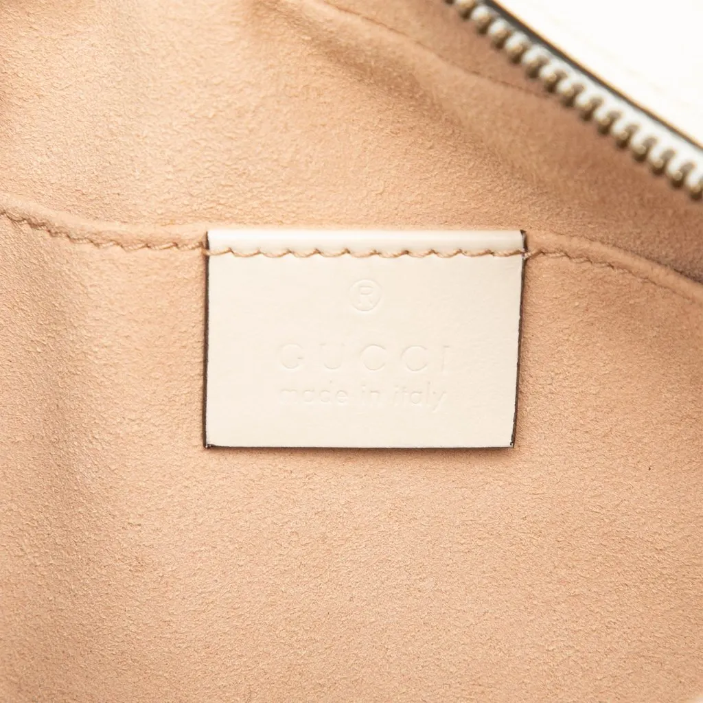 Gucci Small GG Marmont Matelasse Calfskin Crossbody Brown Leather Very good - Box View