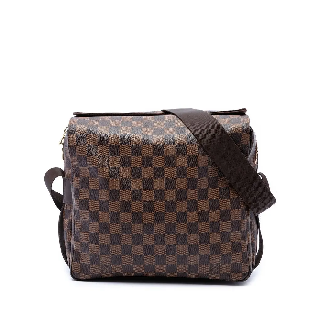Louis Vuitton Damier Ebene Naviglio Brown Very good - Front View
