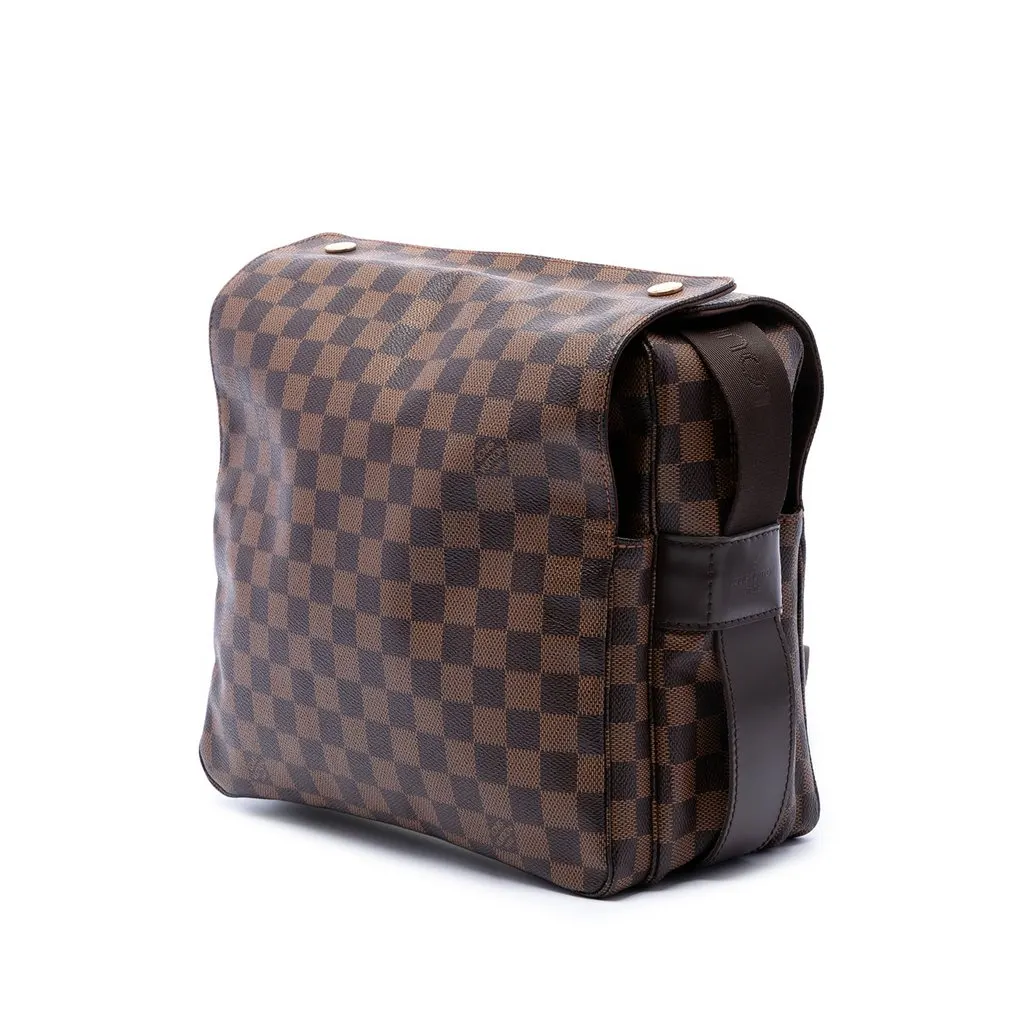 Louis Vuitton Damier Ebene Naviglio Brown Very good - Back View