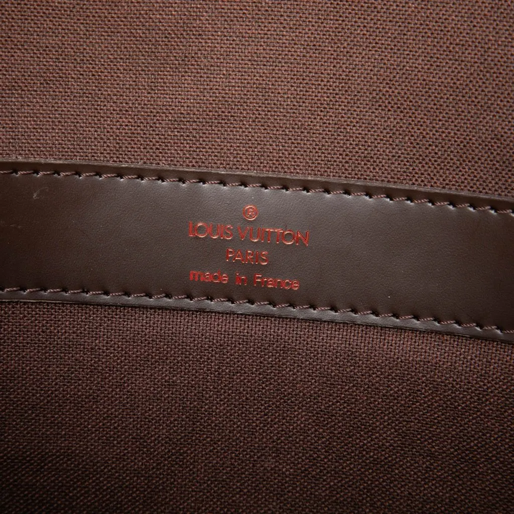 Louis Vuitton Damier Ebene Naviglio Brown Very good - Box View