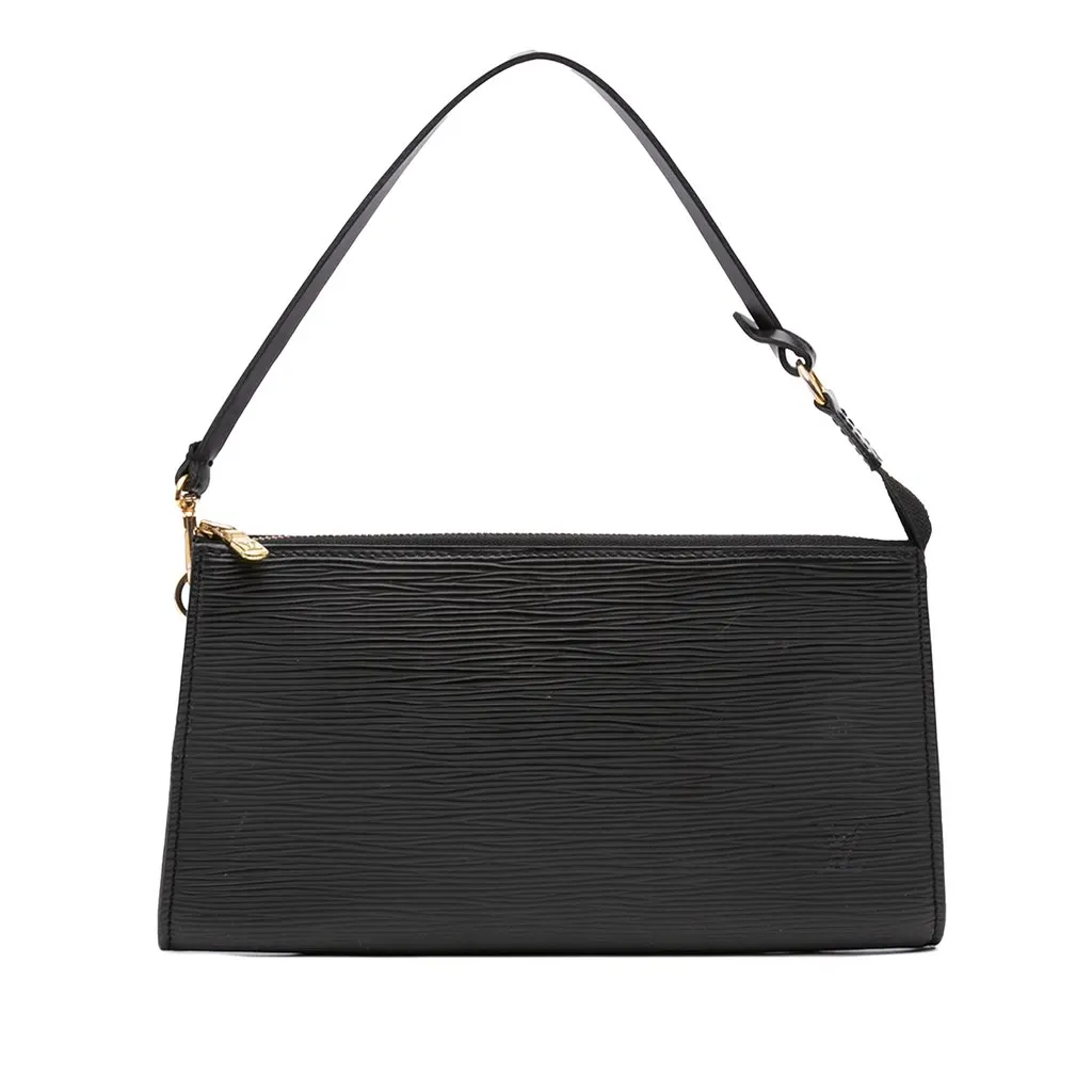 Louis Vuitton Epi Pochette Accessoires Black Leather Very good - Front View