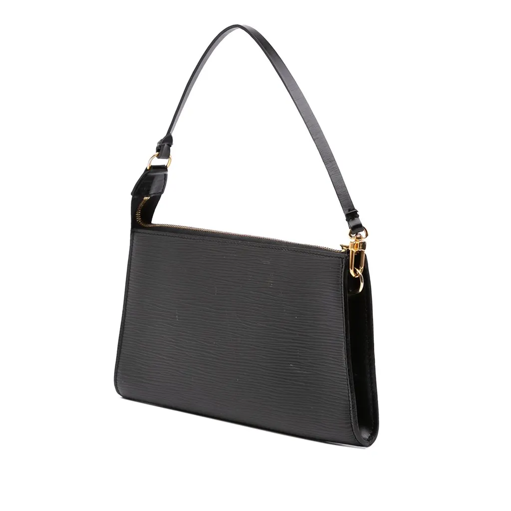 Louis Vuitton Epi Pochette Accessoires Black Leather Very good - Back View