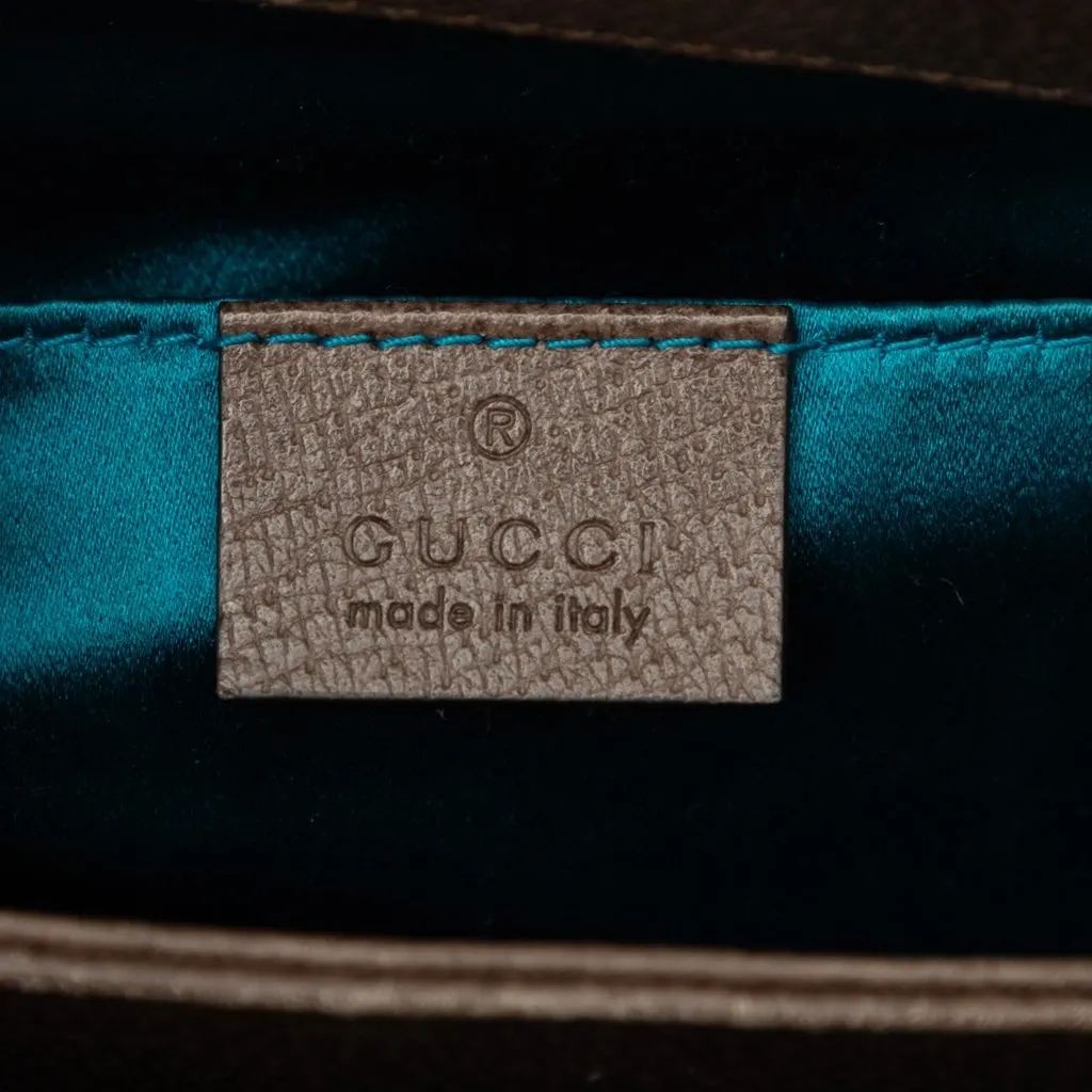 Gucci Small GG Supreme Web Ophidia Chain Crossbody Beige Canvas Very good - Box View